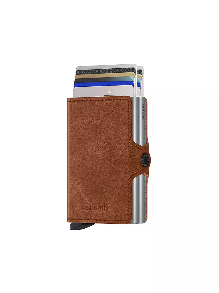 SECRID | Geldbörse - Twinwallet VINTAGE | hellbraun