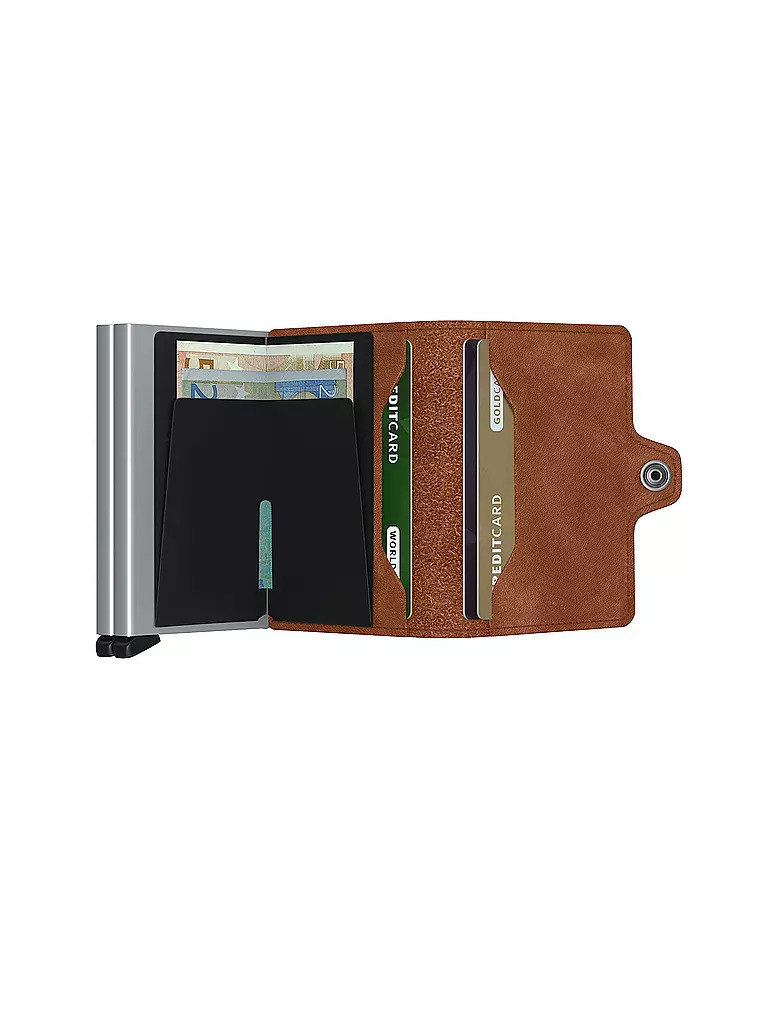 SECRID | Geldbörse - Twinwallet VINTAGE | hellbraun