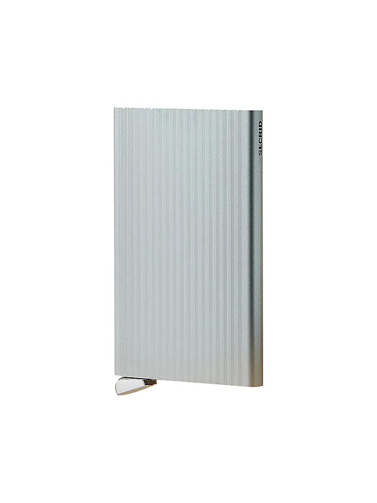 SECRID | Geldbörse PREMIUM CARDPROTECTOR + FLUTED Silver | silber