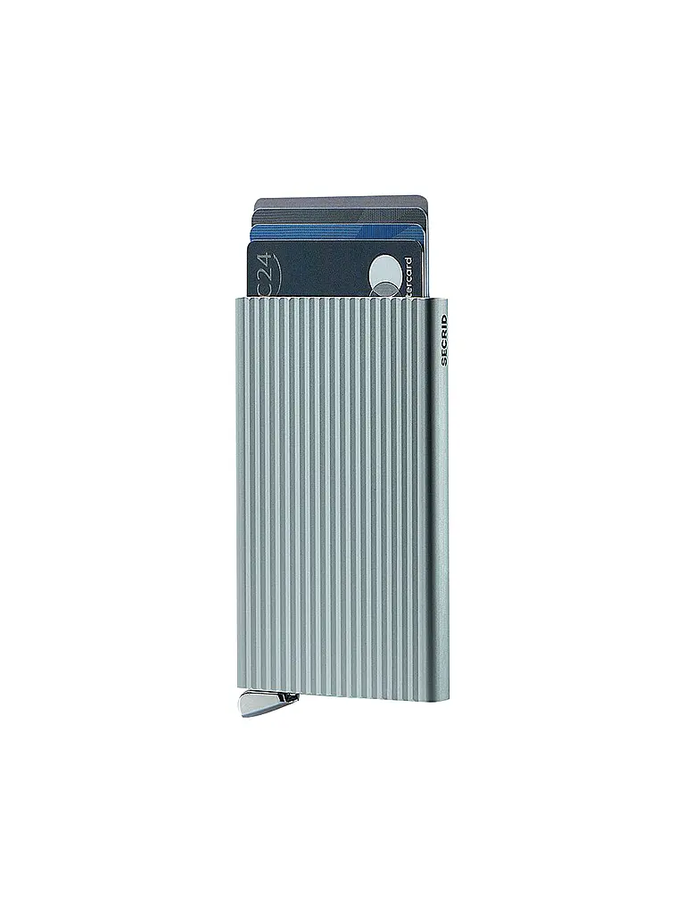 SECRID | Geldbörse PREMIUM CARDPROTECTOR + FLUTED Silver | silber