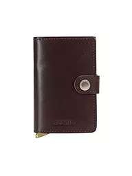 SECRID | Geldbörse PREMIUM MINIWALLET DUSK Bordeaux | dunkelrot