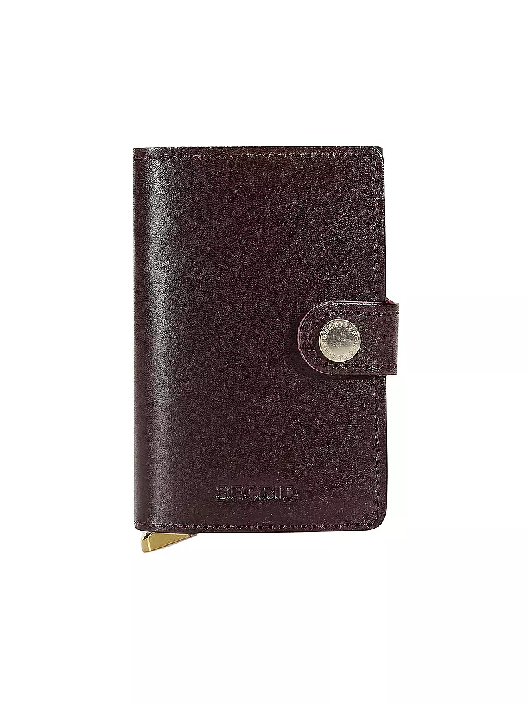 SECRID | Geldbörse PREMIUM MINIWALLET DUSK Bordeaux | dunkelrot