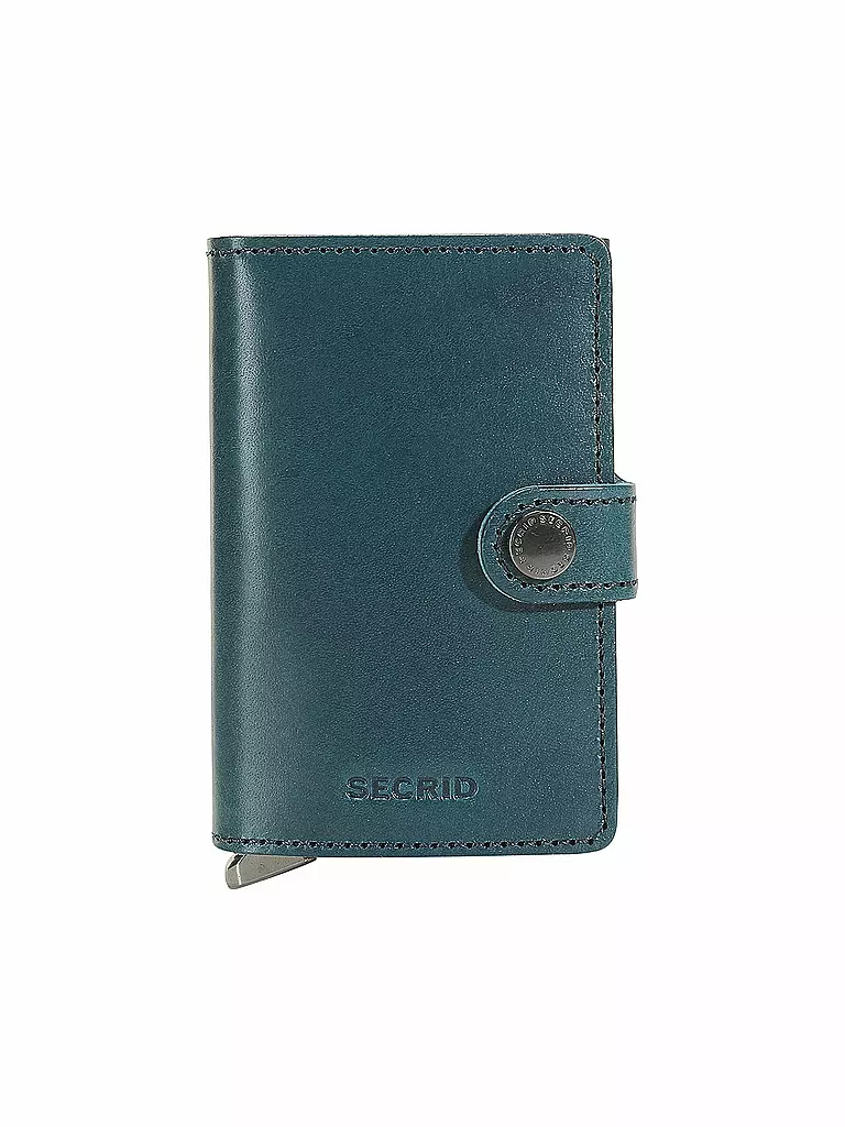 SECRID | Geldbörse PREMIUM MINIWALLET DUSK Teal | grau