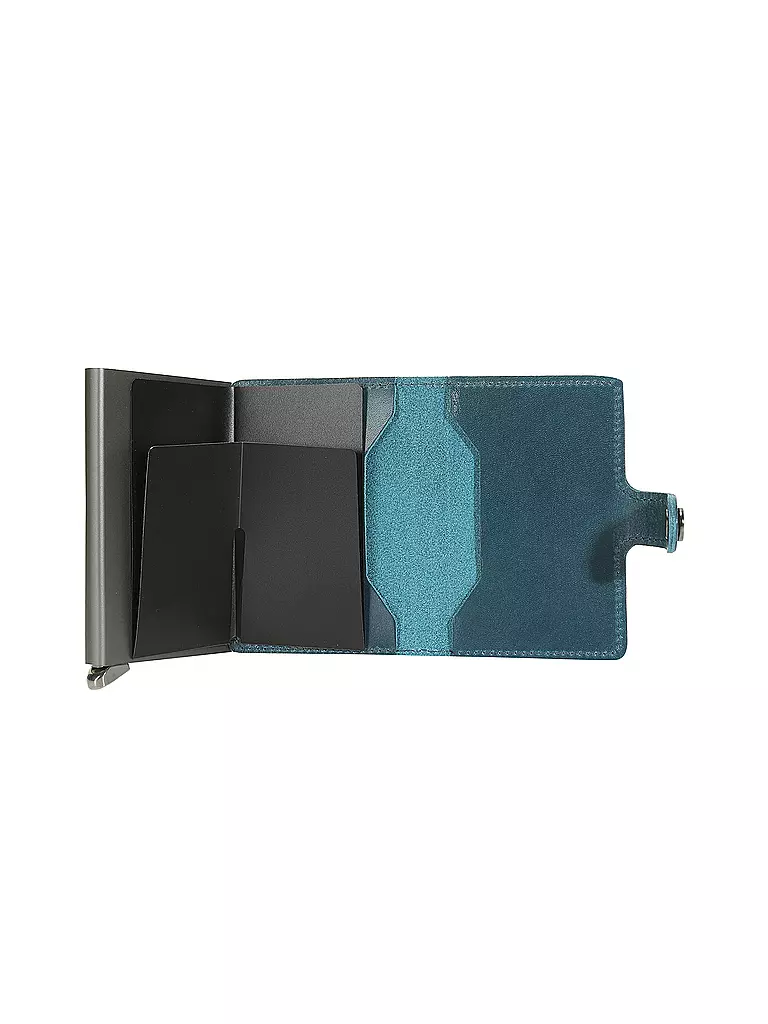 SECRID | Geldbörse PREMIUM MINIWALLET DUSK Teal | grau