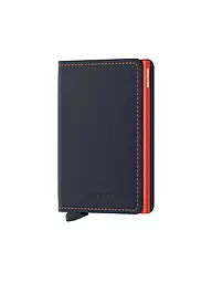SECRID | Geldbörse - Slimwallet MATTE Mini truffel | dunkelblau