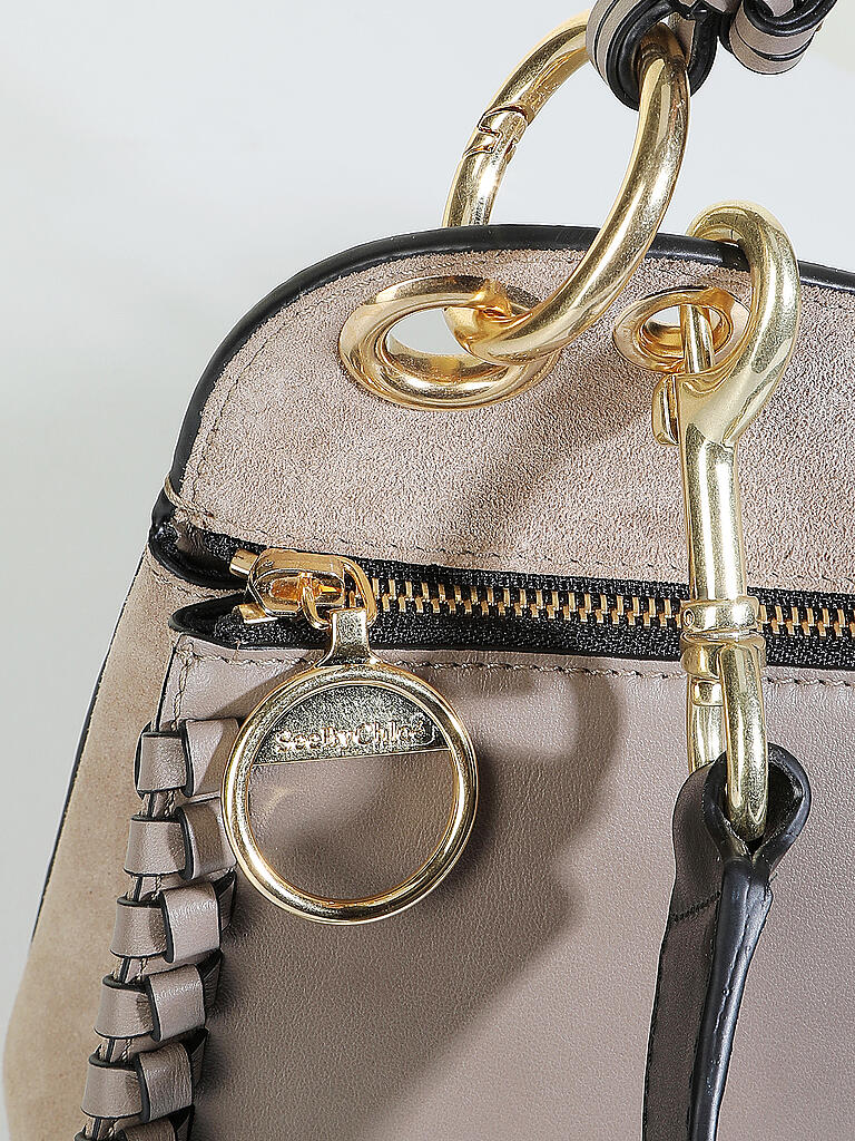 SEE BY CHLOE | Ledertasche - Henkeltasche " Tilda " | grau