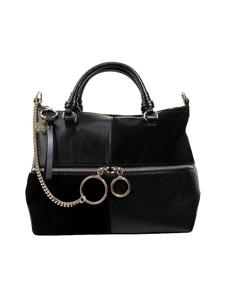 SEE BY CHLOE | Ledertasche - Henkeltasche "Emy" | schwarz