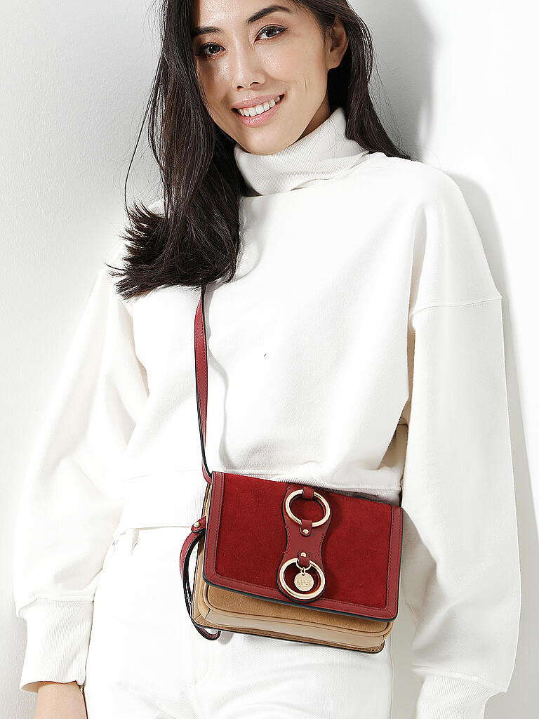 SEE BY CHLOE | Ledertasche - Minibag " Roby " | rot