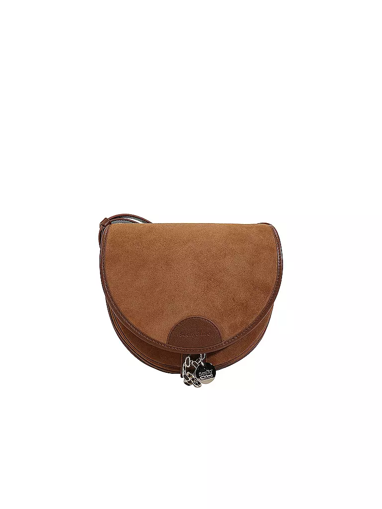 SEE BY CHLOE | Ledertasche - Schultertasche Mara  | braun