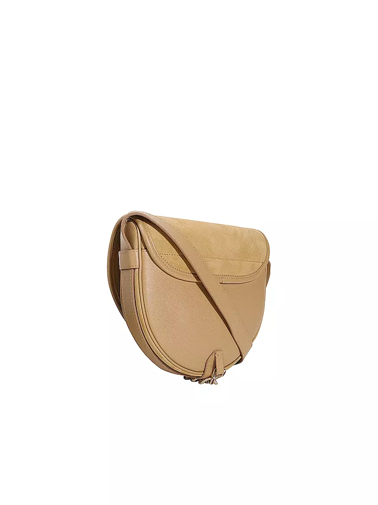 SEE BY CHLOE | Ledertasche - Schultertasche Mara  | beige