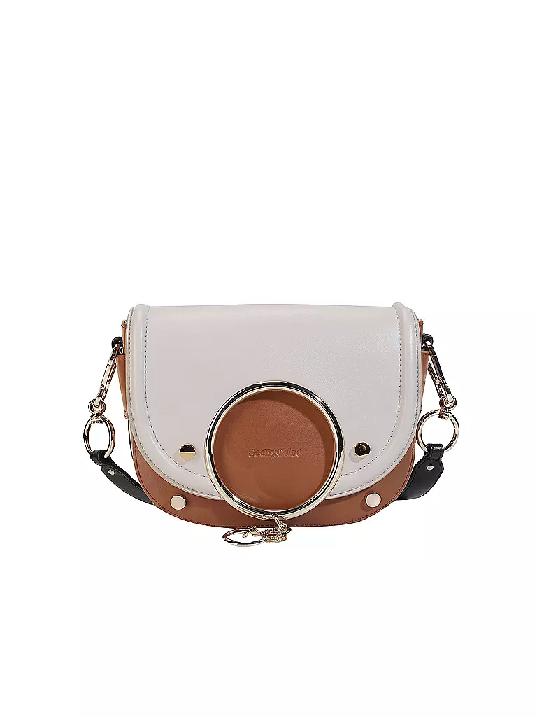 SEE BY CHLOE | Ledertasche - Umhängetasche MARA | beige