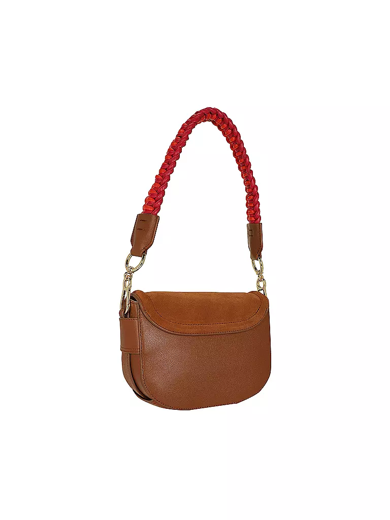 SEE BY CHLOE | Ledertasche - Umhängetasche MARA | camel