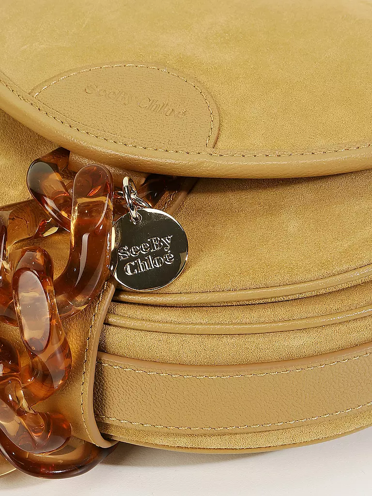 SEE BY CHLOE | Ledertasche - Umhängetasche Mara | beige