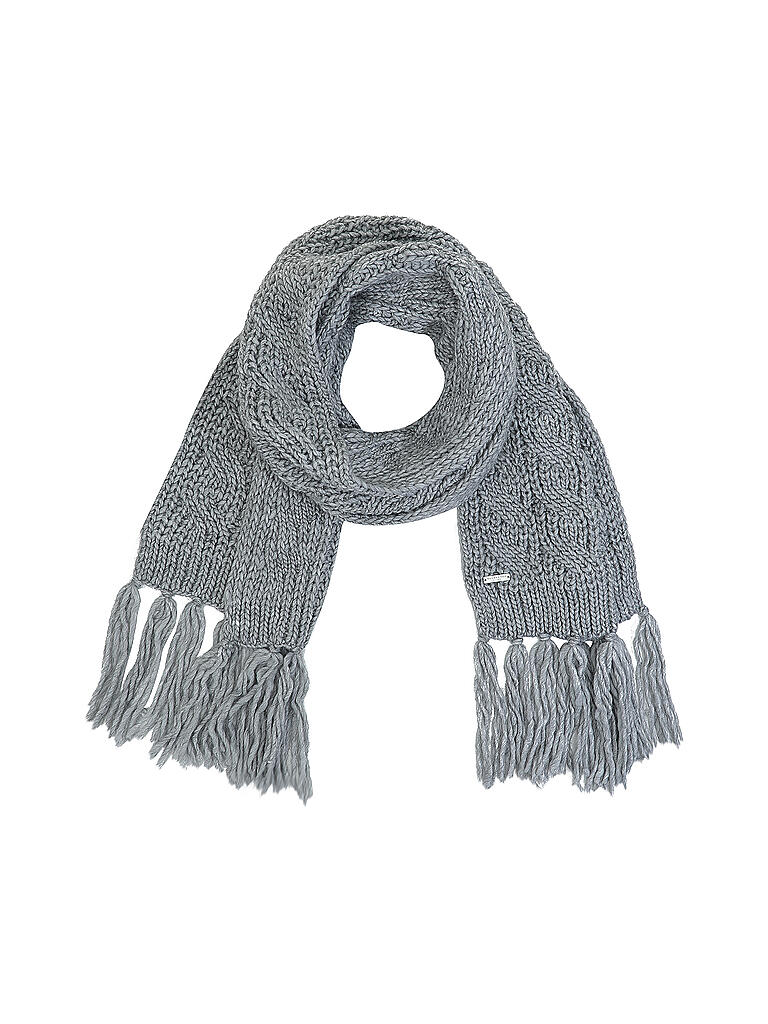 SEEBERGER | Strickschal | grau