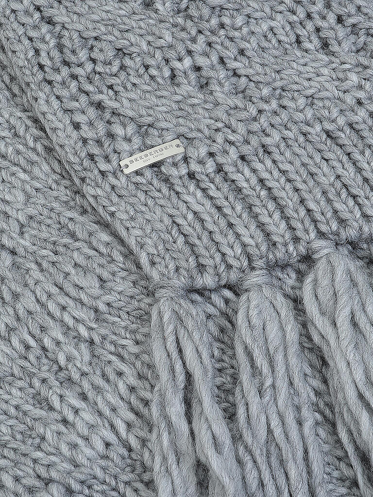 SEEBERGER | Strickschal | grau
