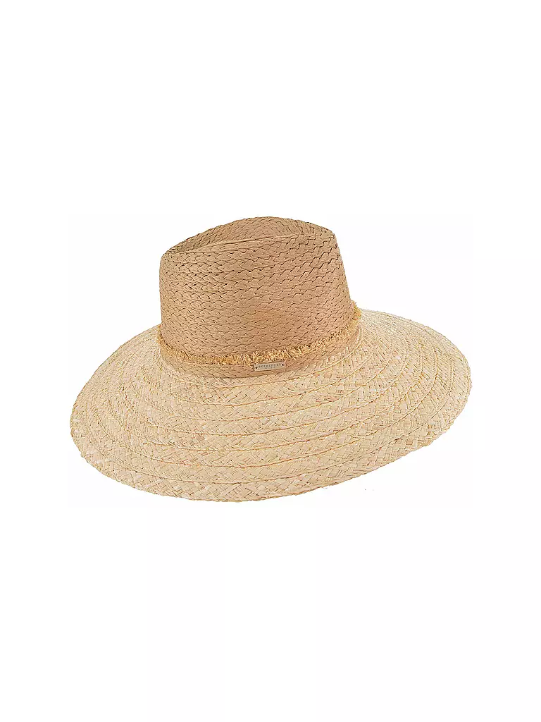 SEEBERGER | Strohhut  - Fedora | beige