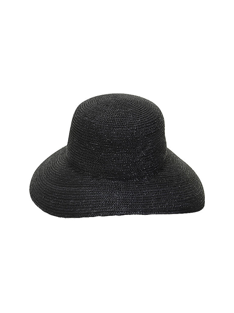 SEEBERGER | Strohhut - Glocke aus Strohborte | schwarz