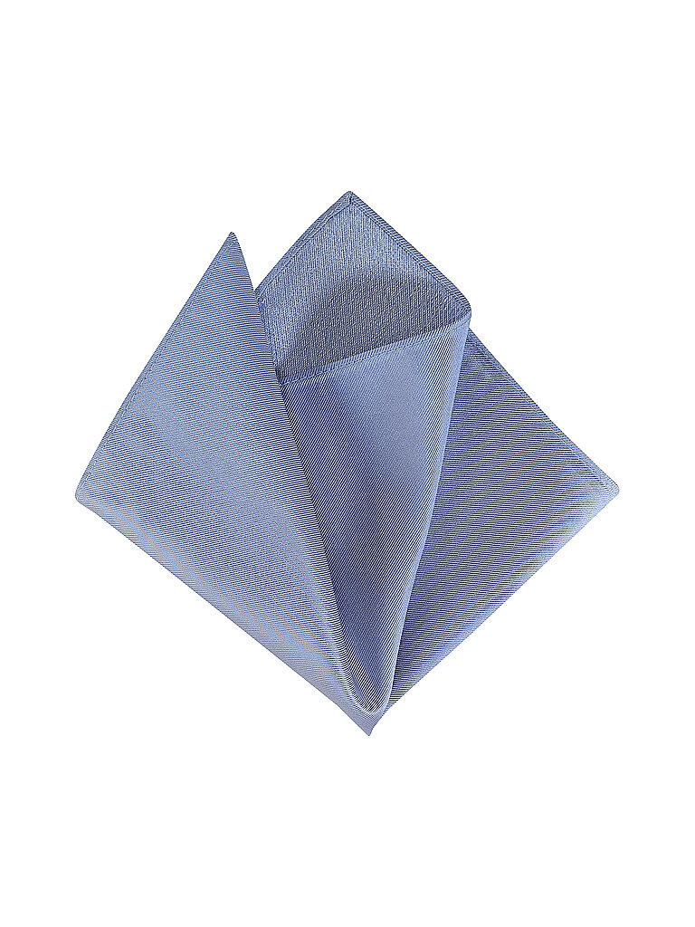 SEIDENFALTER Stecktuch blau herren