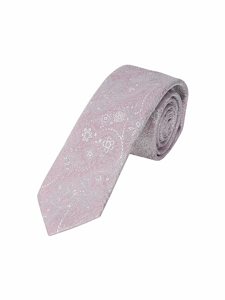 SEIDENFALTER Krawatte rosa