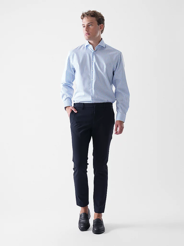 SEIDENSTICKER Hemd Regular Fit  dunkelblau   39 herren 2