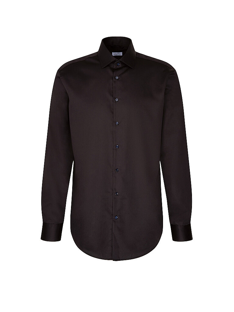 Hemd Regular Fit schwarz 39 herren