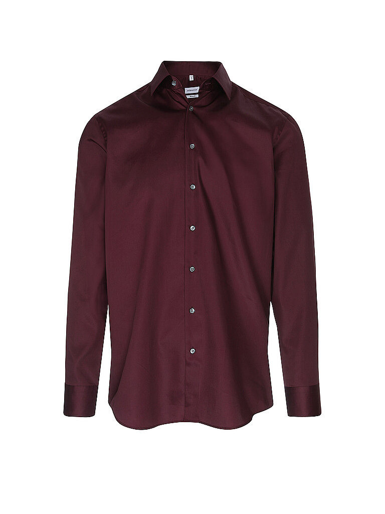 Hemd Regular Fit dunkelrot 42 herren