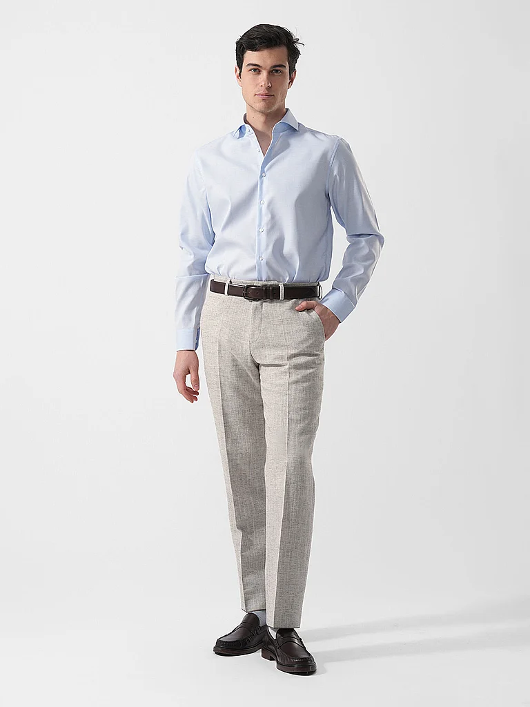SEIDENSTICKER Hemd Regular Fit  hellblau   42 herren 2