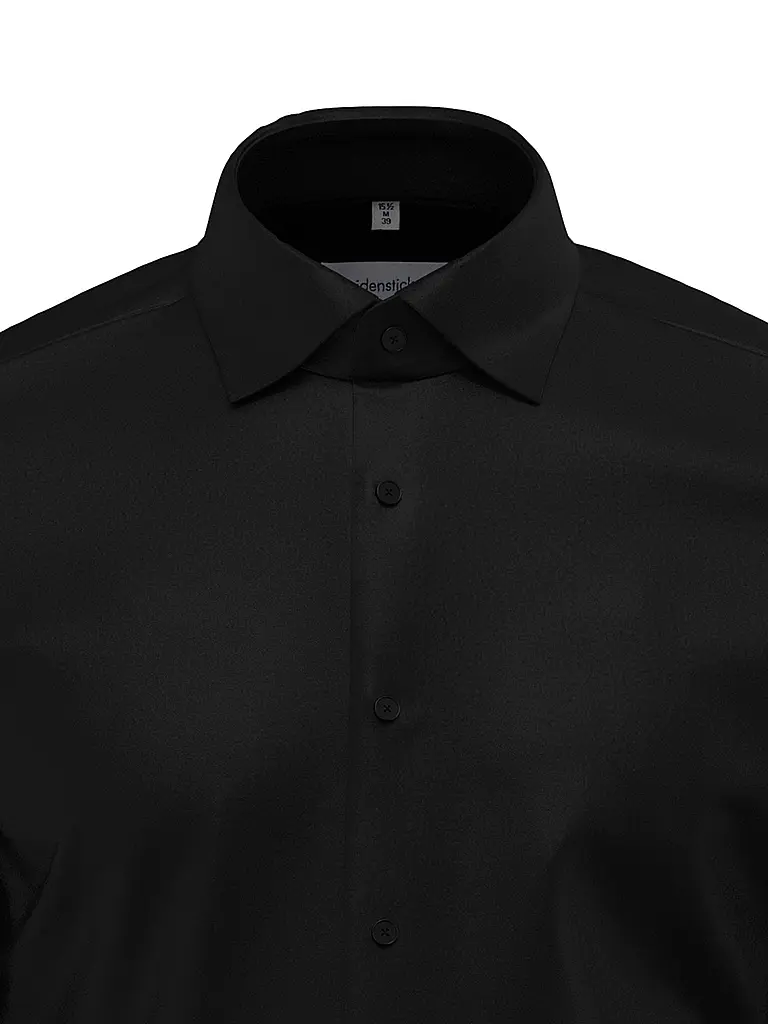 SEIDENSTICKER | Business Hemd Slim Fit | schwarz