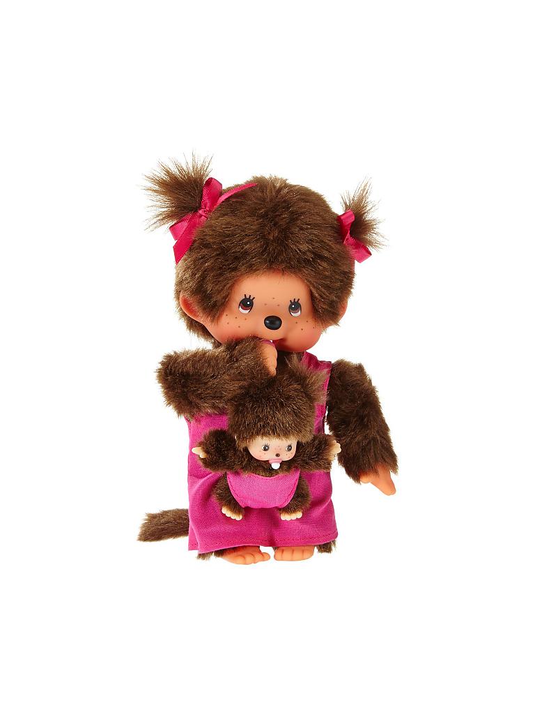 SEKIGUCHI | Plüschtier - Monchhichi Mutter mit Kind 20cm | keine Farbe