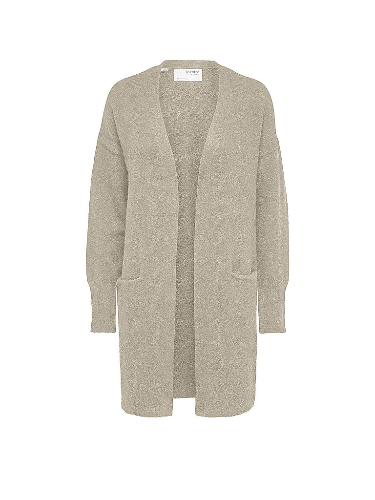 SELECTED FEMME Strickjacke SLFLULU beige | L