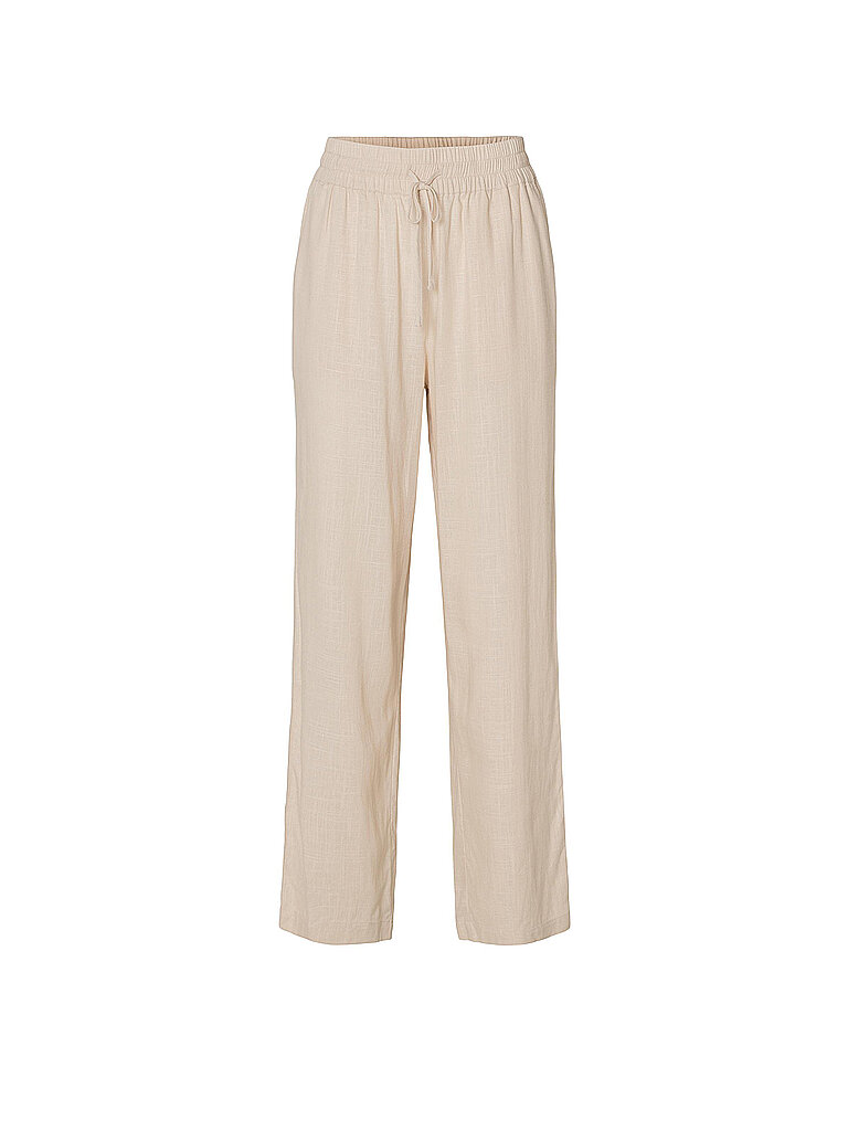 Leinenhose Jogging Fit SLFVIVA-GULIA beige 38 damen