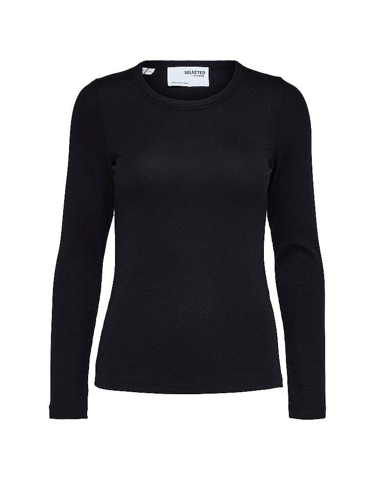 SELECTED FEMME Langarmshirt SLFDIANNA  schwarz | L