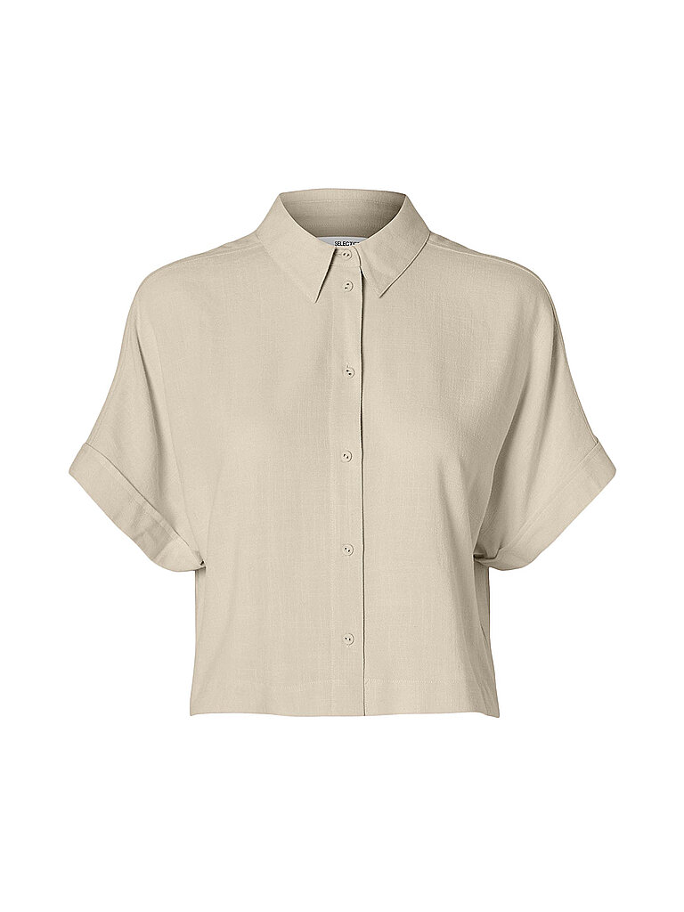 Bluse SLFIVA beige 42 damen