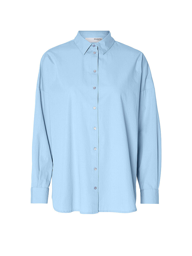Hemdbluse SLFDINA-SANNI hellblau 42 damen