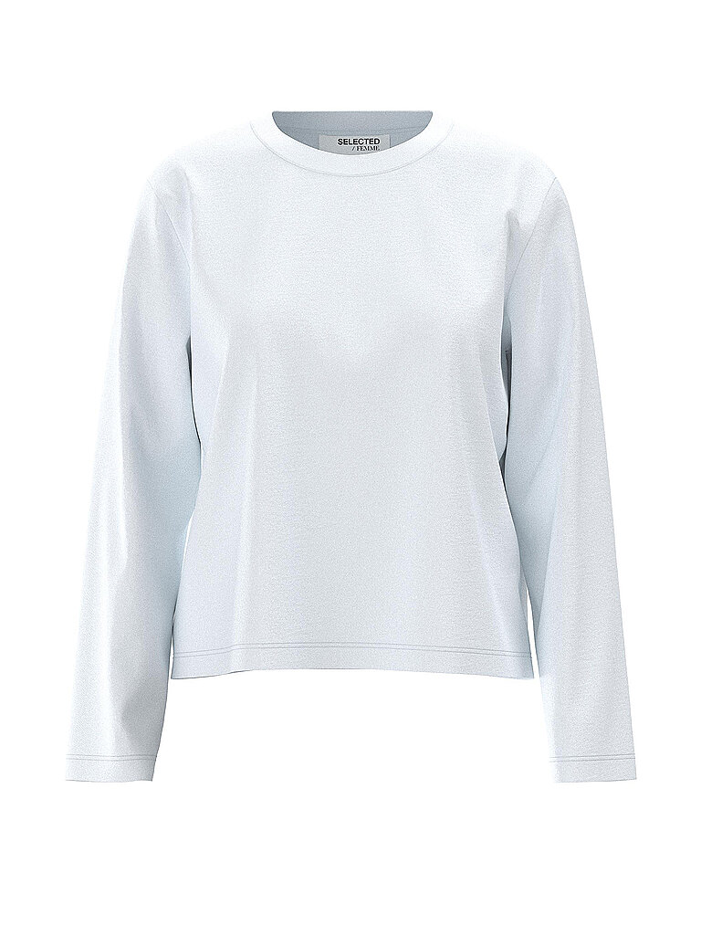 Langarmshirt SLFESSENTIAL weiss XS damen