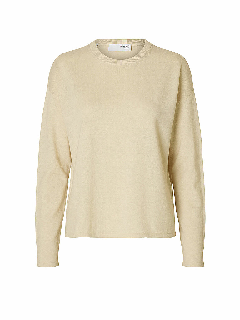 SELECTED FEMME Pullover SLFLAURA creme | M