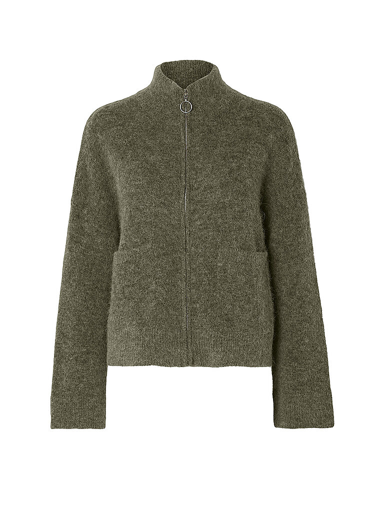 Strickjacke SLFSIA olive L damen