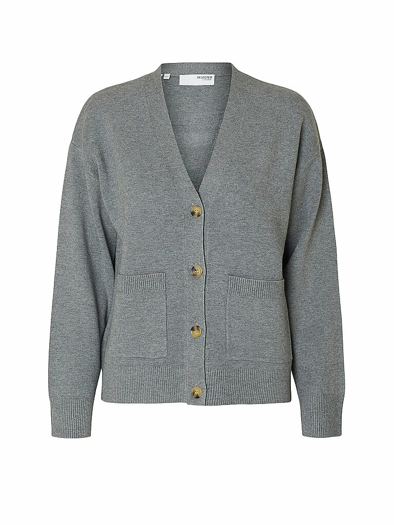 Cardigan SLFKAMMA grau S damen