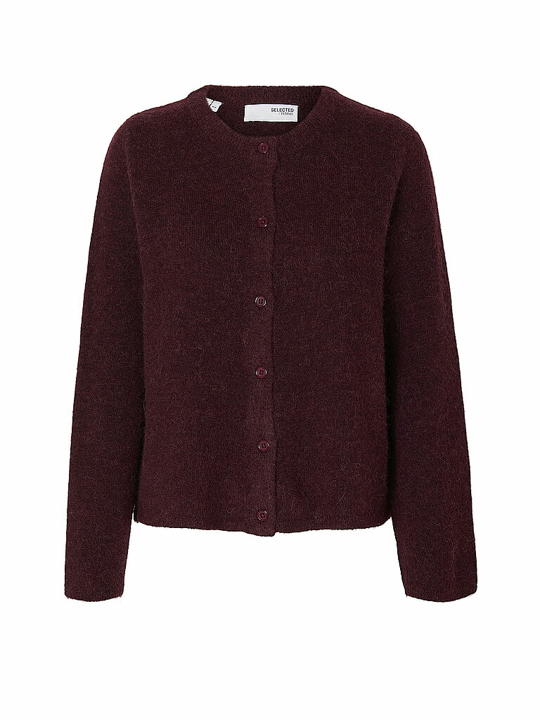 SELECTED FEMME Strickjacke SLFLULU  dunkelrot | L