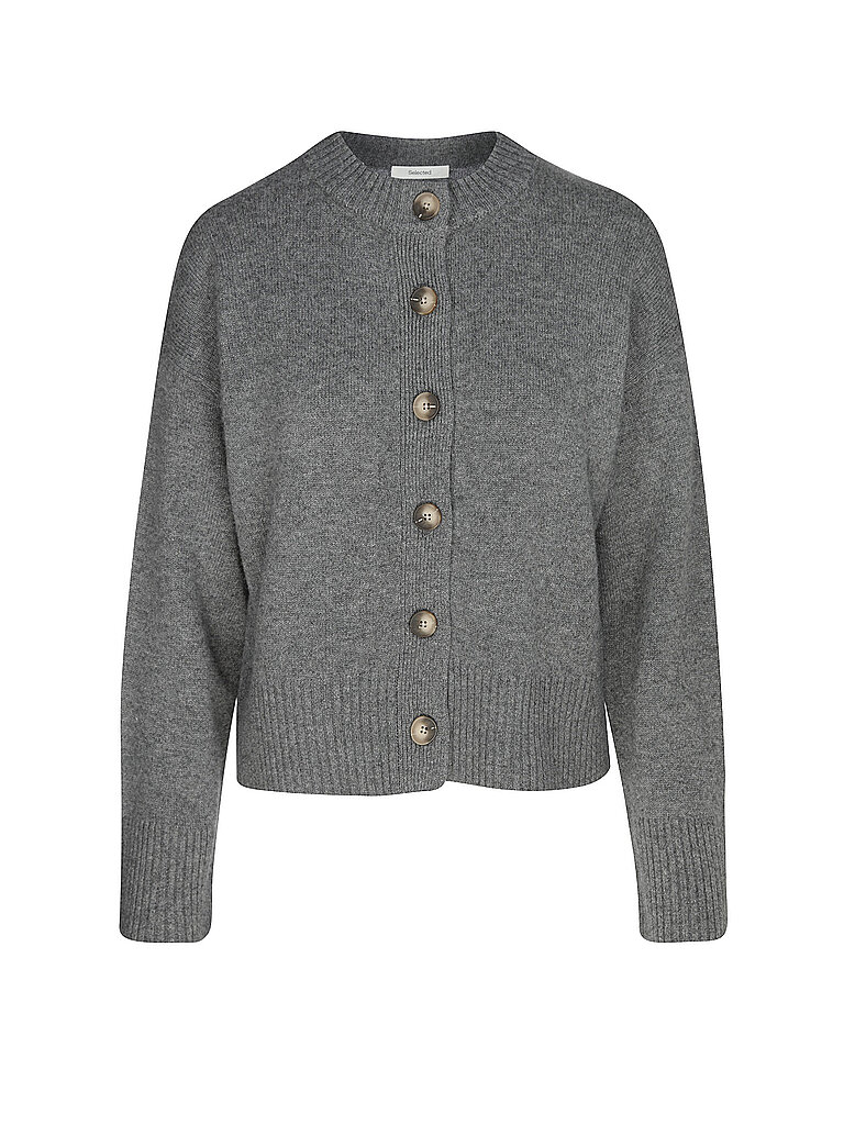 SELECTED FEMME Strickjacke SLFCILLE grau | L