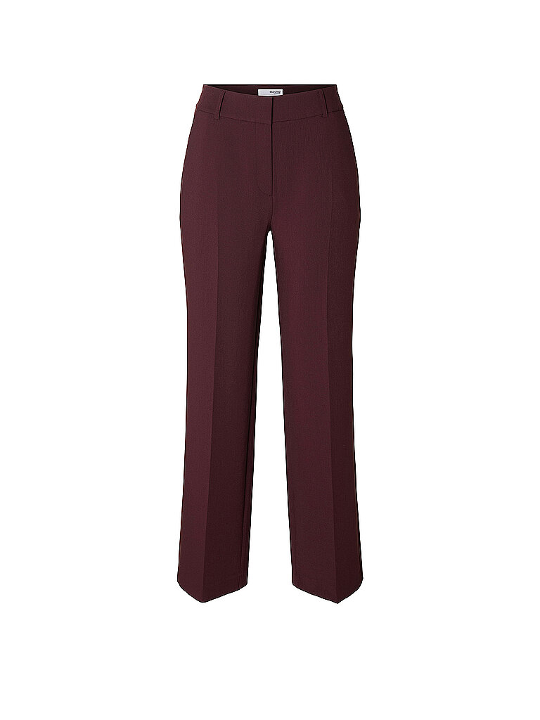SELECTED FEMME Businesshose SLFRITA dunkelrot | 38/L32