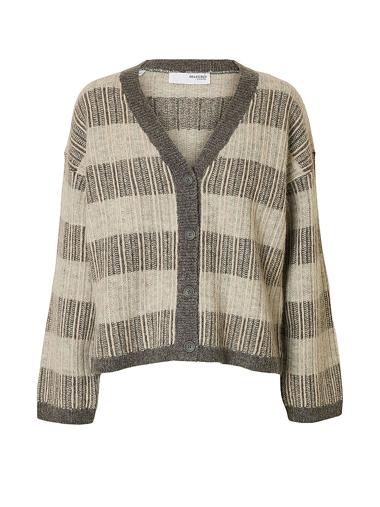 Cardigan SLFALVA beige L damen
