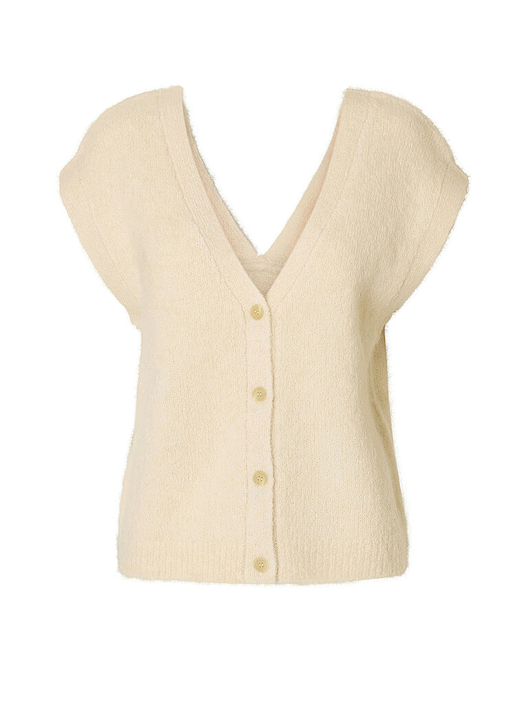 Gilet SLFGABELLA creme L damen