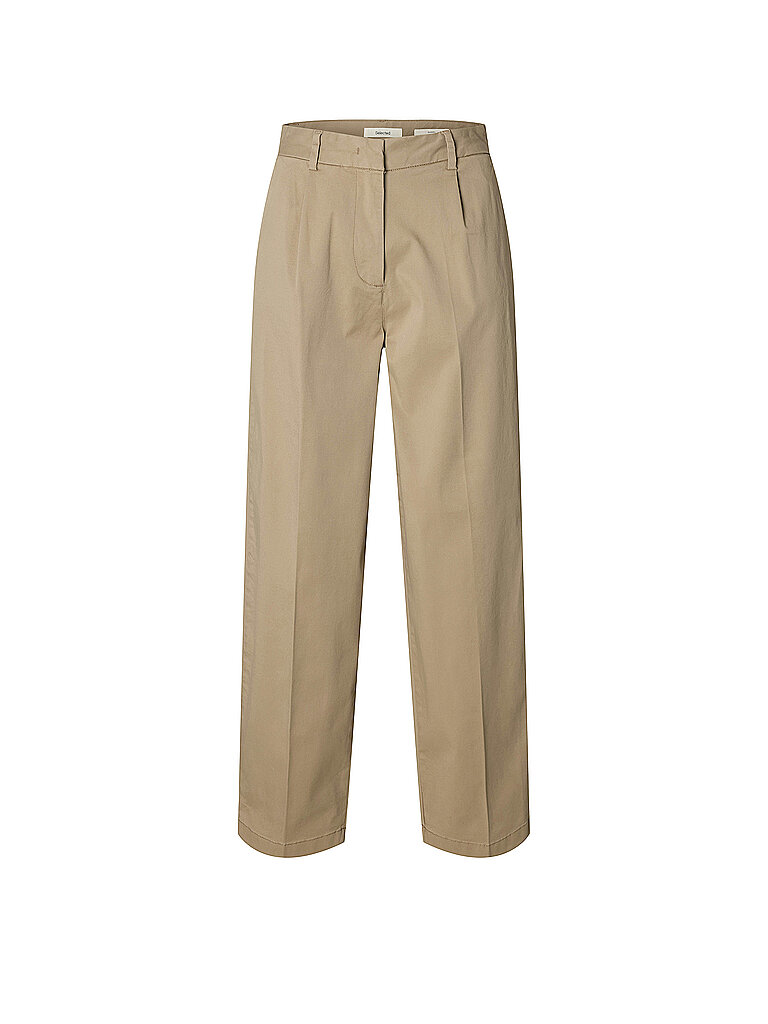 SELECTED FEMME Hose Barrel Fit SLFBARREL creme | 40/L30