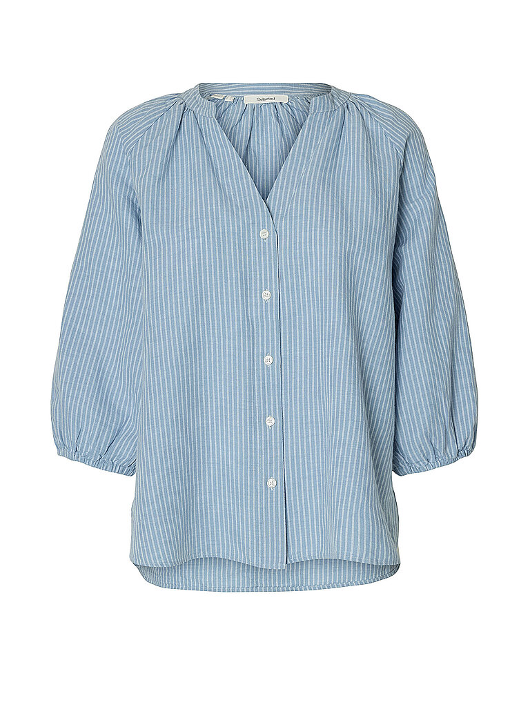 Bluse SLFCLEO-ALBERTA hellblau 38 damen