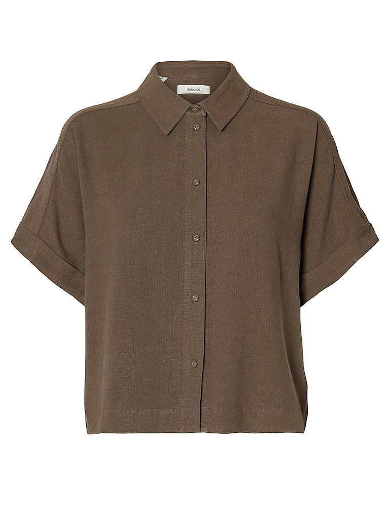 SELECTED FEMME Bluse SLFIVA braun | 40