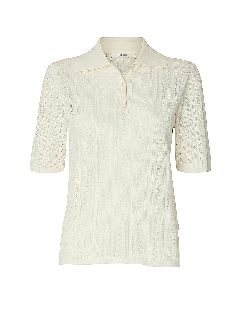 SELECTED FEMME Poloshirt SLFTOLEDO  weiss | XS