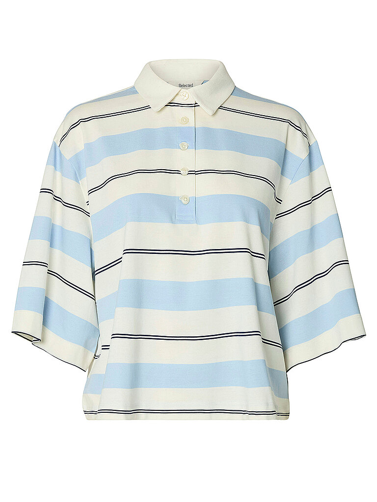 Poloshirt SLFRELAXED MELLIE creme L damen