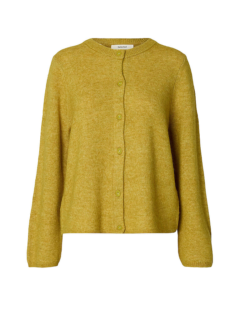 SELECTED FEMME Strickjacke SLWLULU senf | S
