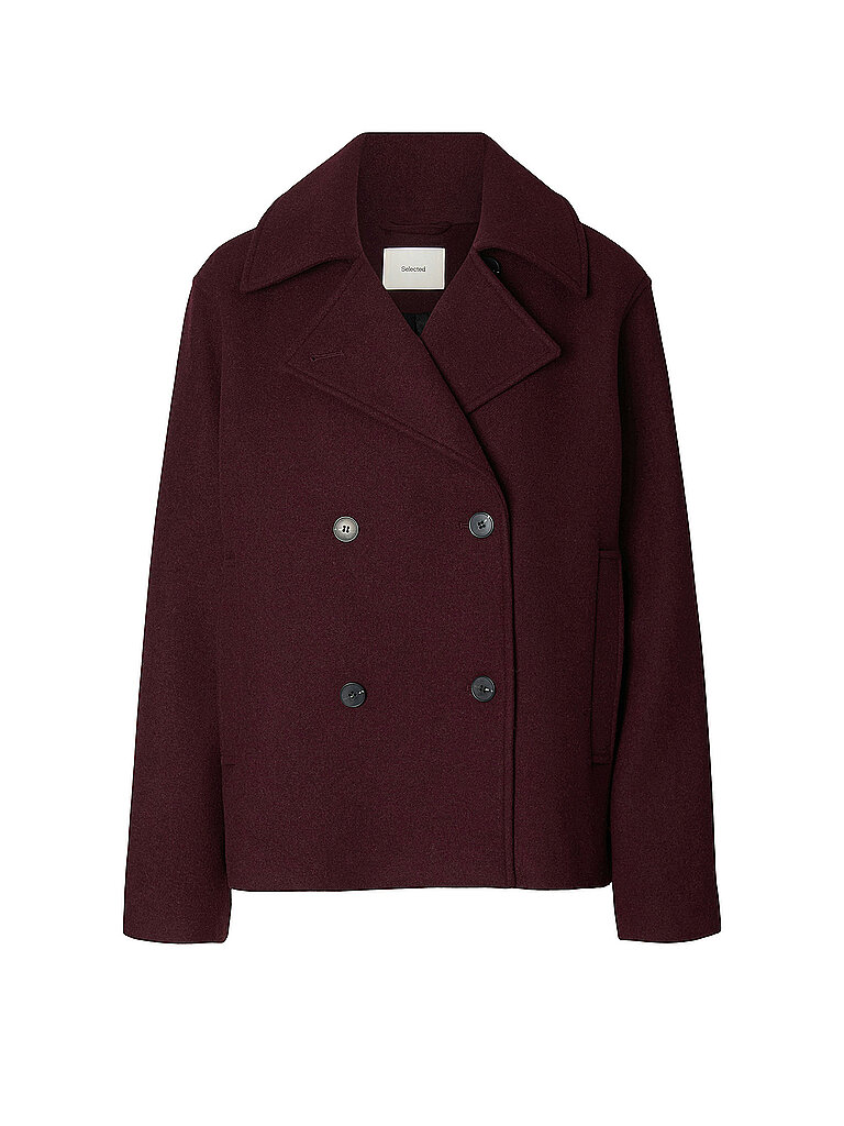 SELECTED FEMME Jacke SLWZIA-ALMA dunkelrot | 34